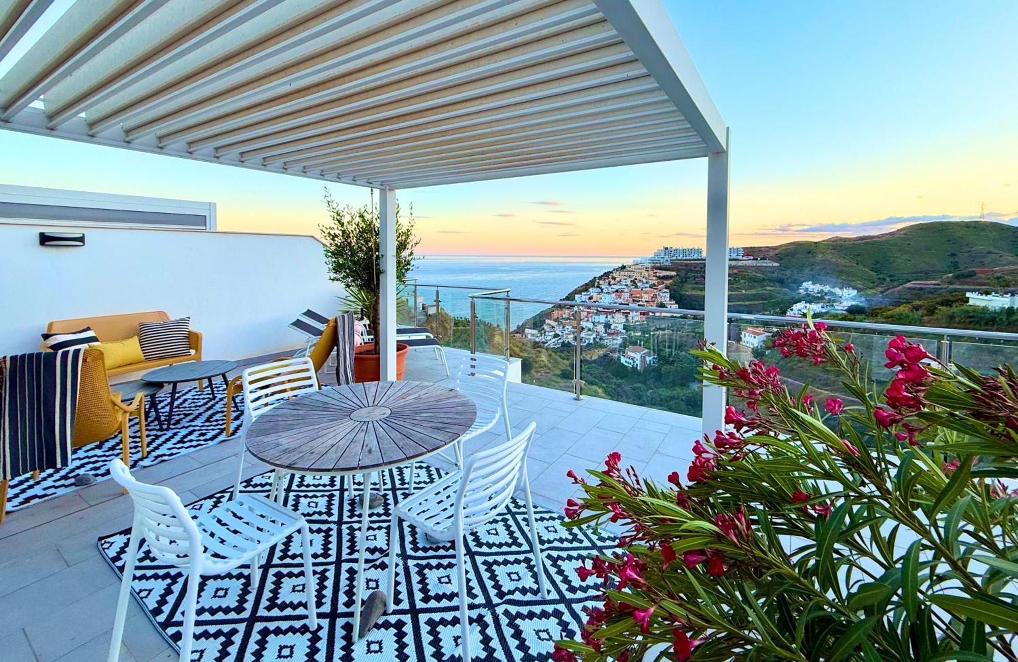 Apartmán Penthouse Balcon Del Mar 121 Casasol Nerja Exteriér fotografie