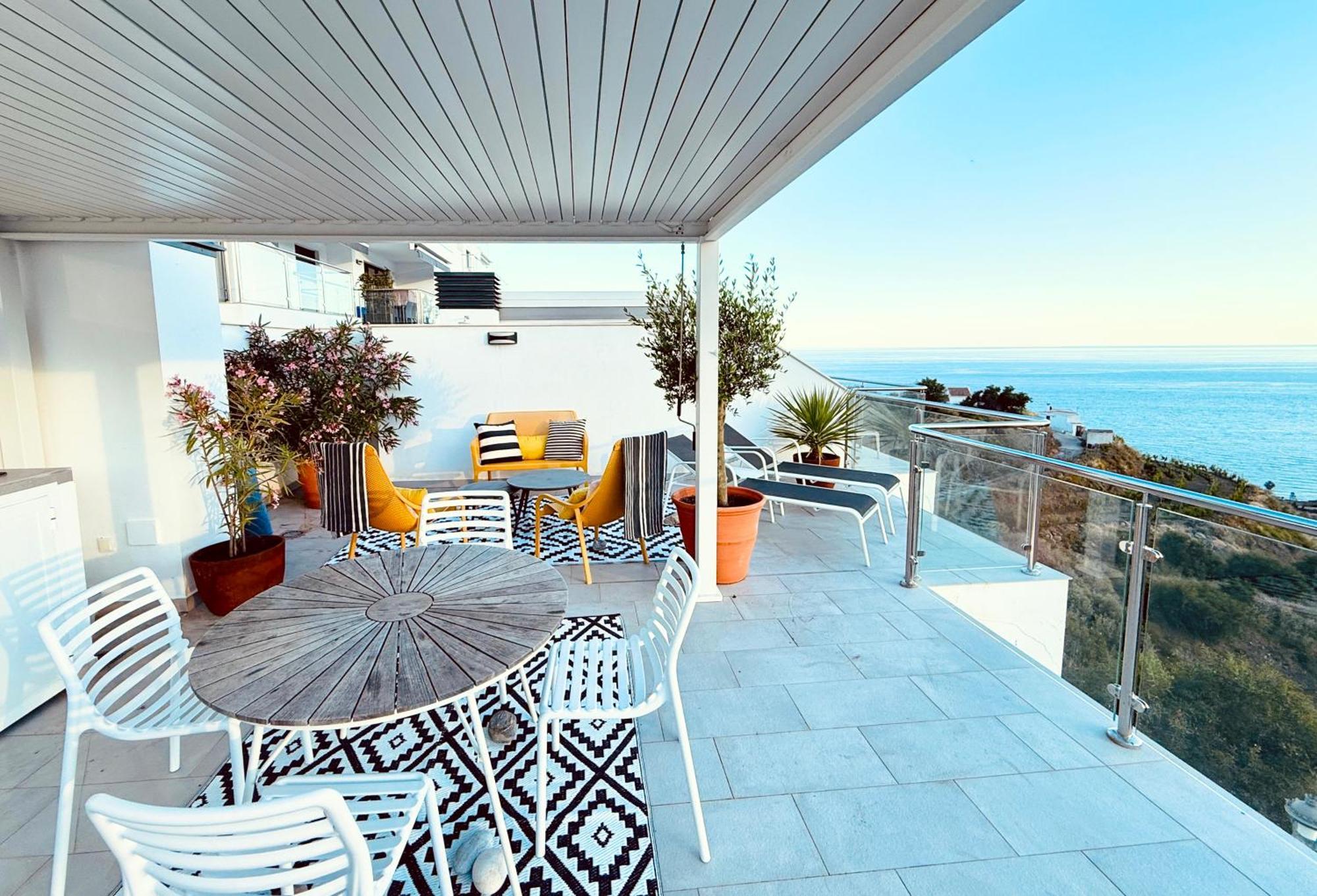 Apartmán Penthouse Balcon Del Mar 121 Casasol Nerja Exteriér fotografie